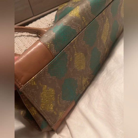 Tory Burch snakeskin print Canvas Tote Bag - Picture 11 of 11